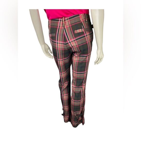 Vintage Tommy Hilfiger F/F Plaid Pants w/Tabbed Legs for Straight or Wide Look 8 - Picture 7 of 14